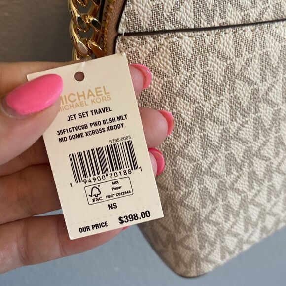 NWT Michael Kors Jet Set Travel Crossbody - Picture 5 of 12